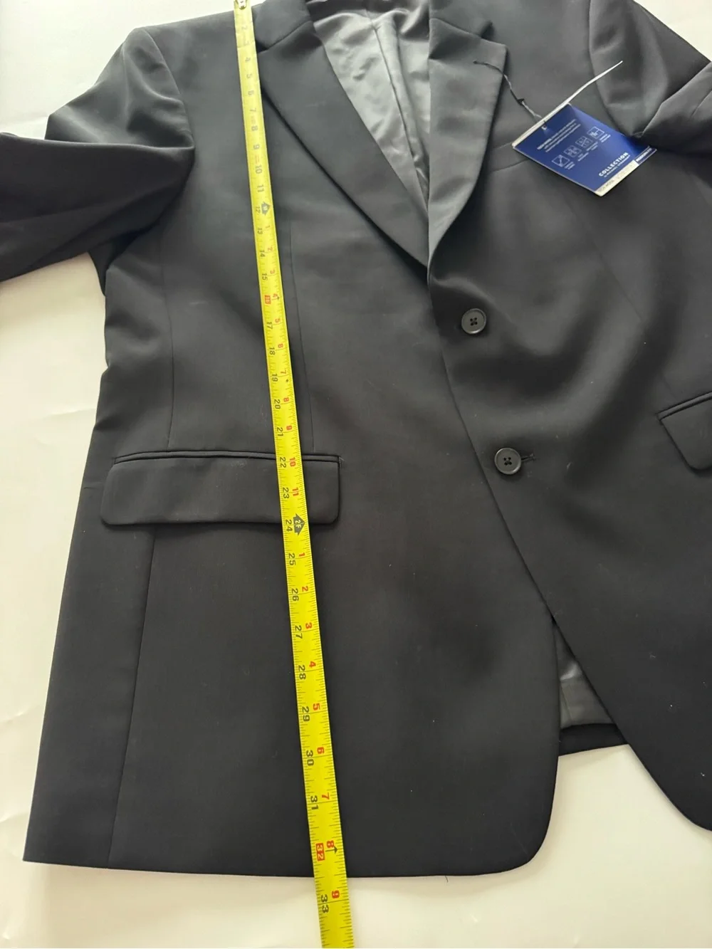 Collection B Men's Black Single-Breasted blazer